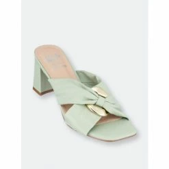 GC SHOES Zane Green Heeled Sandals