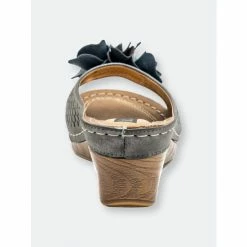 GC SHOES Juliet Pewter Wedge Sandals 9 GC SHOES Juliet Pewter Wedge Sandals -GC SHOES Shop unnamed file 183