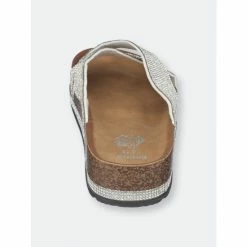 GC SHOES Ariane Silver Footbed Sandals -GC SHOES Shop unnamed file 22