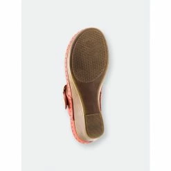 GC SHOES Flora Coral Wedge Sandals -GC SHOES Shop unnamed file 234