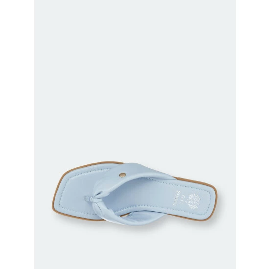 GC SHOES Reid Blue Flat Sandals 6 GC SHOES Reid Blue Flat Sandals - Image 4