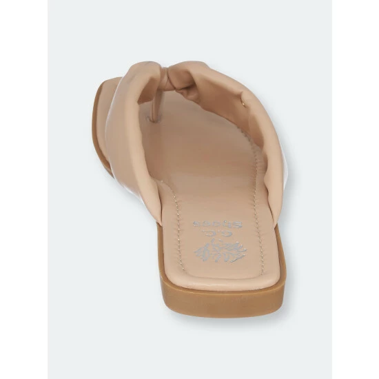 GC SHOES Reid Nude Flat Sandals 5 GC SHOES Reid Nude Flat Sandals - Image 3