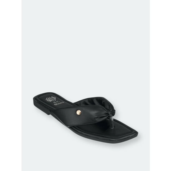 GC SHOES Reid Black Flat Sandals 3 GC SHOES Reid Black Flat Sandals