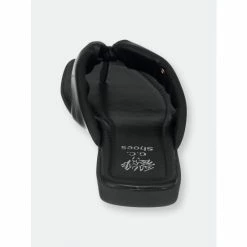 GC SHOES Reid Black Flat Sandals 8 GC SHOES Reid Black Flat Sandals -GC SHOES Shop unnamed file 267