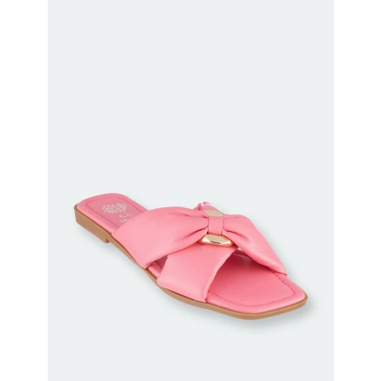GC SHOES Perri Hot Pink Flat Sandals 3 GC SHOES Perri Hot Pink Flat Sandals