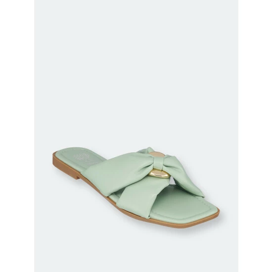 GC SHOES Perri Green Flat Sandals 3 GC SHOES Perri Green Flat Sandals