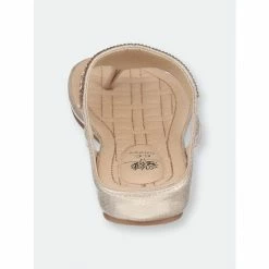 GC SHOES Jamm Gold Flat Sandals -GC SHOES Shop unnamed file 299