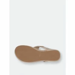 GC SHOES Jamm Gold Flat Sandals -GC SHOES Shop unnamed file 301