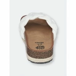 GC SHOES Lesley White Footbed Sandals 9 GC SHOES Lesley White Footbed Sandals -GC SHOES Shop unnamed file 332