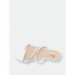 GC SHOES Ceela White Flat Sandals 10 GC SHOES Ceela White Flat Sandals -GC SHOES Shop unnamed file 343
