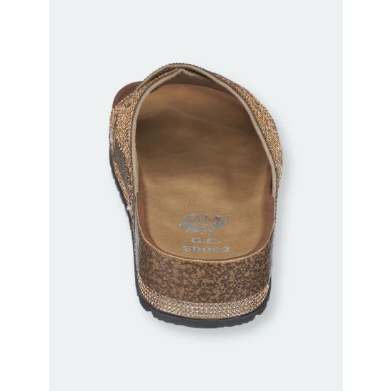 GC SHOES Ariane Gold Footbed Sandals 5 GC SHOES Ariane Gold Footbed Sandals - Image 3