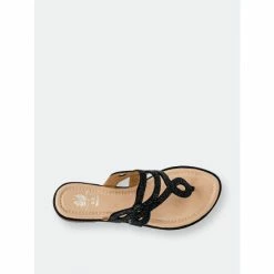 GC SHOES Amelia Black Flat Sandals 10 GC SHOES Amelia Black Flat Sandals -GC SHOES Shop unnamed file 353