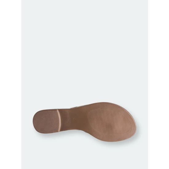 GC SHOES Amelia Black Flat Sandals 7 GC SHOES Amelia Black Flat Sandals - Image 5