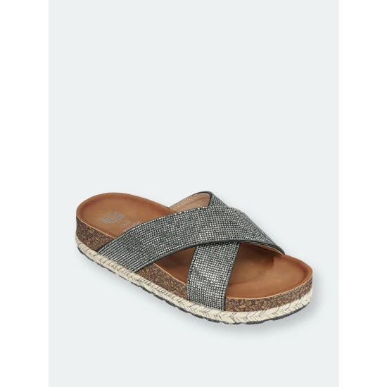 GC SHOES Ariane Black Footbed Sandals 3 GC SHOES Ariane Black Footbed Sandals