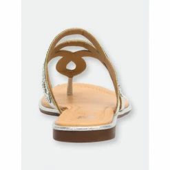 GC SHOES Amelia Silver Flat Sandals 9 GC SHOES Amelia Silver Flat Sandals -GC SHOES Shop unnamed file 362