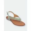 GC SHOES Mabel Green Flat Sandals 1 GC SHOES Mabel Green Flat Sandals -GC SHOES Shop unnamed file 365