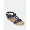 GC SHOES Pelle Blue Wedge Sandals -GC SHOES Shop unnamed file 382