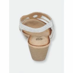 GC SHOES Pelle Silver Wedge Sandals -GC SHOES Shop unnamed file 389
