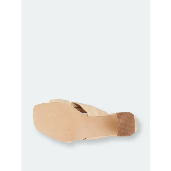 GC SHOES Zane Natural Heeled Sandals 7 GC SHOES Zane Natural Heeled Sandals - Image 5