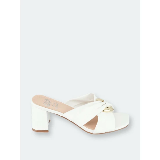 GC SHOES Zane White Heeled Sandals 4 GC SHOES Zane White Heeled Sandals - Image 2