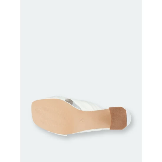 GC SHOES Zane White Heeled Sandals 7 GC SHOES Zane White Heeled Sandals - Image 5