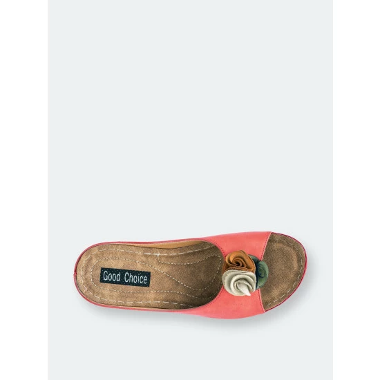 GC SHOES Sydney Coral Wedge Sandals 6 GC SHOES Sydney Coral Wedge Sandals - Image 4