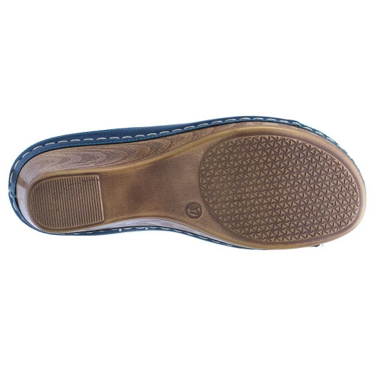 GC SHOES Sydney Navy Wedge Sandals 7 GC SHOES Sydney Navy Wedge Sandals - Image 5