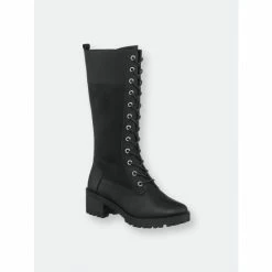 GC SHOES Rook Black Combat Boots