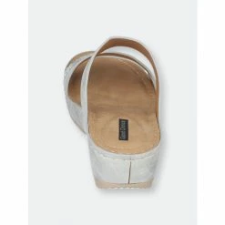 GC SHOES Tera Silver Wedge Sandals -GC SHOES Shop unnamed file 453