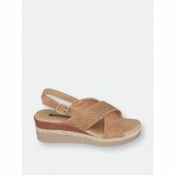 GC SHOES Gini Natural Wedge Sandals -GC SHOES Shop unnamed file 456