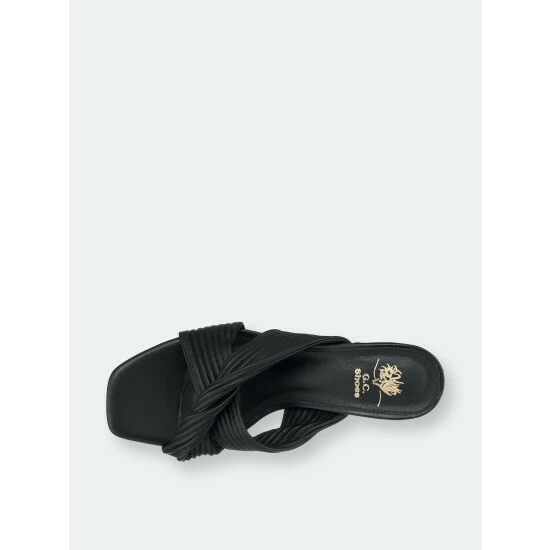 GC SHOES Dara Black Heeled Sandals 6 GC SHOES Dara Black Heeled Sandals - Image 4