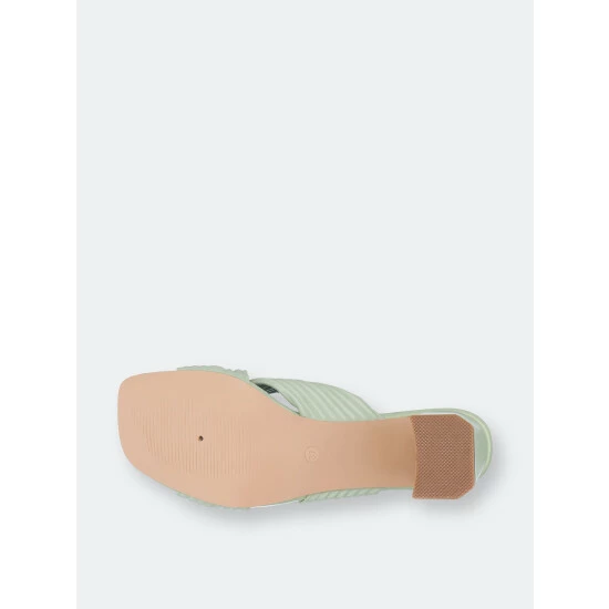 GC SHOES Dara Green Heeled Sandals 7 GC SHOES Dara Green Heeled Sandals - Image 5