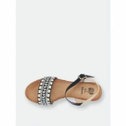 GC SHOES Cheri Black Platform Wedge Sandals -GC SHOES Shop unnamed file 497