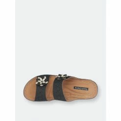 GC SHOES Cie Black Wedge Sandals -GC SHOES Shop unnamed file 521