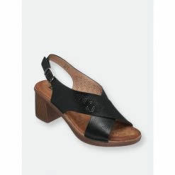 GC SHOES Lala Black Heeled Sandals