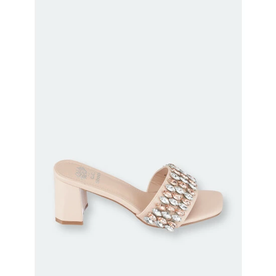 GC SHOES Drais Nude Heeled Sandals 4 GC SHOES Drais Nude Heeled Sandals - Image 2