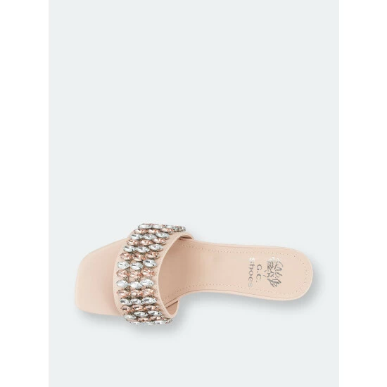 GC SHOES Drais Nude Heeled Sandals 6 GC SHOES Drais Nude Heeled Sandals - Image 4