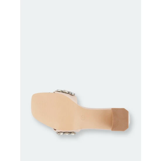 GC SHOES Drais Nude Heeled Sandals 7 GC SHOES Drais Nude Heeled Sandals - Image 5