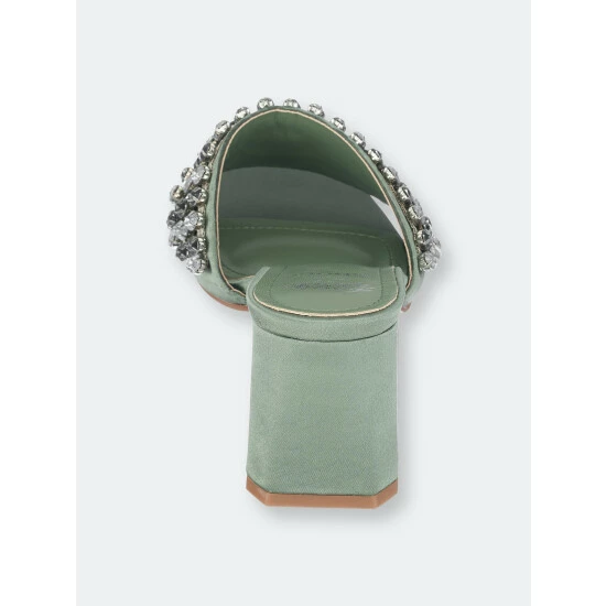 GC SHOES Drais Green Heeled Sandals 5 GC SHOES Drais Green Heeled Sandals - Image 3