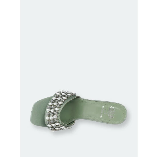 GC SHOES Drais Green Heeled Sandals 6 GC SHOES Drais Green Heeled Sandals - Image 4