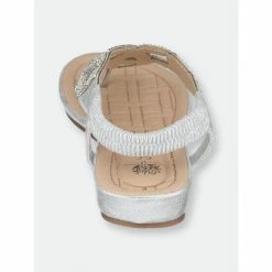 GC SHOES Eva Silver Flat Sandals -GC SHOES Shop unnamed file 6
