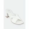 GC SHOES Dara White Heeled Sandals -GC SHOES Shop unnamed file 614