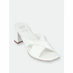 GC SHOES Dara White Heeled Sandals