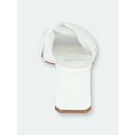 GC SHOES Dara White Heeled Sandals 5 GC SHOES Dara White Heeled Sandals - Image 3