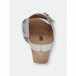 GC SHOES Dory Silver Wedge Sandals -GC SHOES Shop unnamed file 624