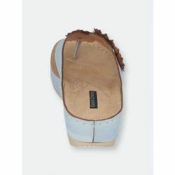 GC SHOES Ammie Blue Wedge Sandals -GC SHOES Shop unnamed file 635