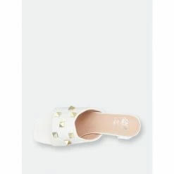 GC SHOES Alexis White Heeled Sandals -GC SHOES Shop unnamed file 649