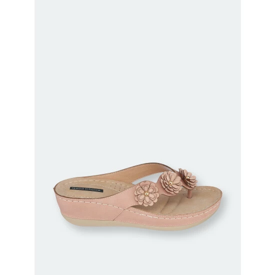GC SHOES Ammie Blush Wedge Sandals 4 GC SHOES Ammie Blush Wedge Sandals - Image 2