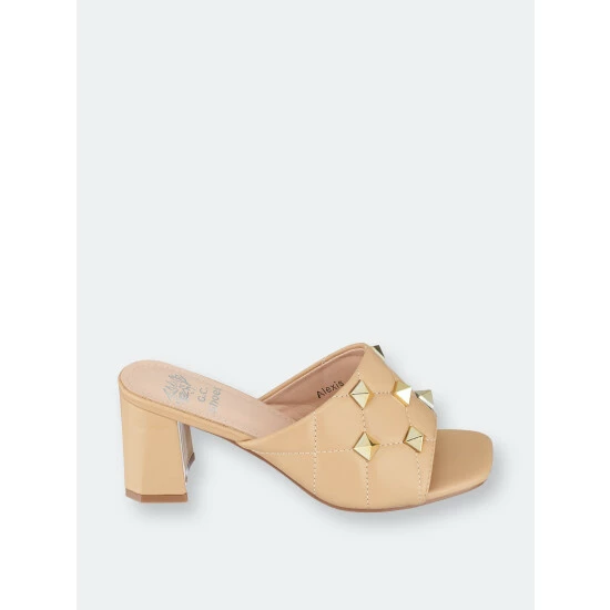GC SHOES Alexis Nude Heeled Sandals 4 GC SHOES Alexis Nude Heeled Sandals - Image 2