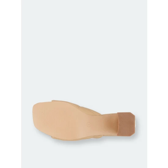 GC SHOES Alexis Nude Heeled Sandals 7 GC SHOES Alexis Nude Heeled Sandals - Image 5